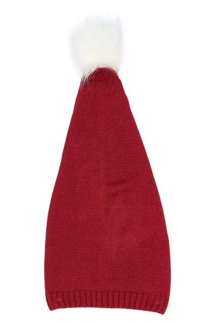 The New Siblings Nissehue Holiday Long Hat - Rio Red